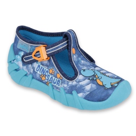 Befado obuwie dziecięce 110P353 fioletowe niebieskie wielokolorowe