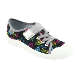 Befado obuwie dziecięce 251X137 granatowe szare wielokolorowe