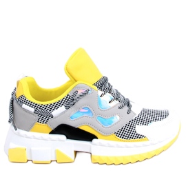 Buty sportowe LA67P Yellow wielokolorowe