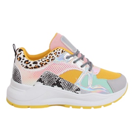 Buty sportowe NB317P Yellow wielokolorowe