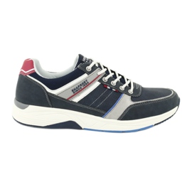 ADI buty sportowe American Club RH07 czerwone granatowe szare