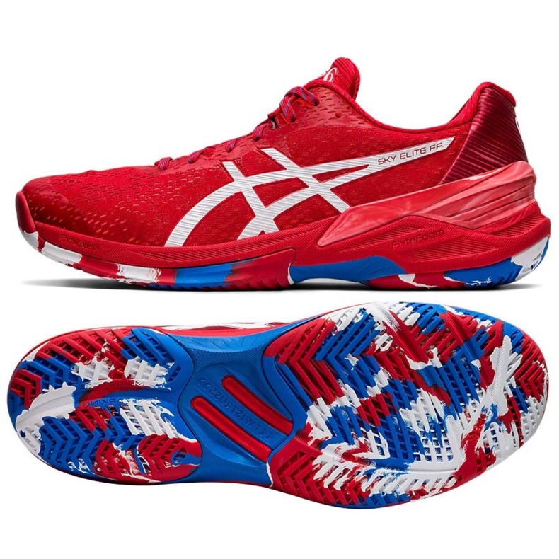 Buty Asics Sky Elite Ff L.E. M 1051A039-600 czerwone czerwone