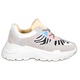 SHELOVET Sneakersy Fashion wielokolorowe