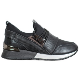 Muto Sportowe Buty Na Platformie czarne