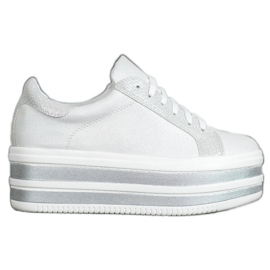 Seastar Trampki Na Platformie Fashion białe