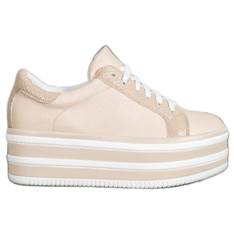 Seastar Trampki Na Platformie Fashion brązowe