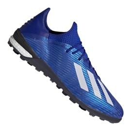 Buty adidas X 19.1 Tf M EG7136 niebieskie niebieskie