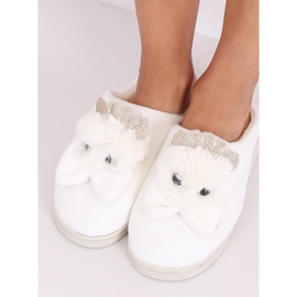 Kapcie damskie beżowe DD112 Beige - Ii Gatunek beżowy