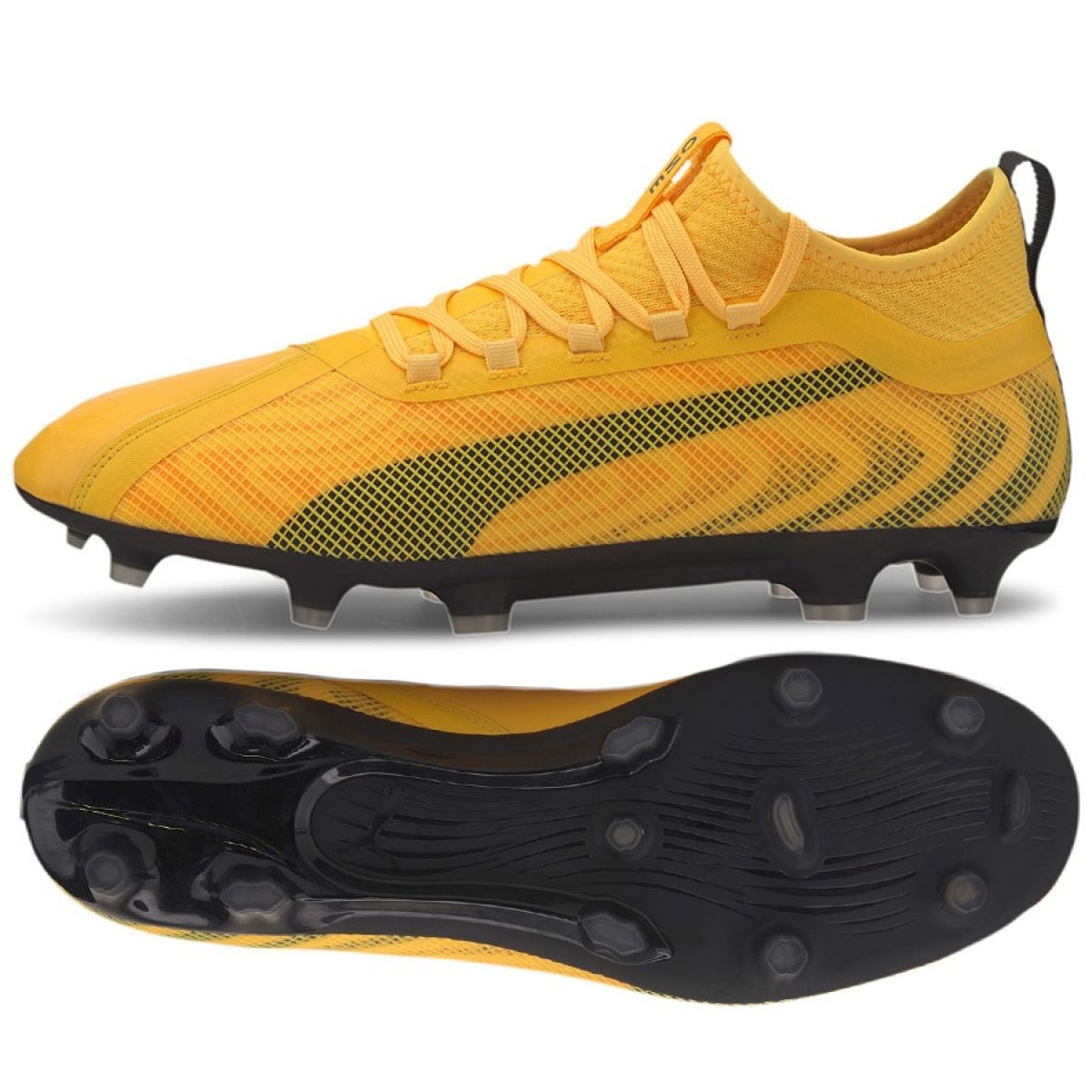 Buty piłkarskie Puma One 20.2 Fg Ag M 105823 01 żółte żółte