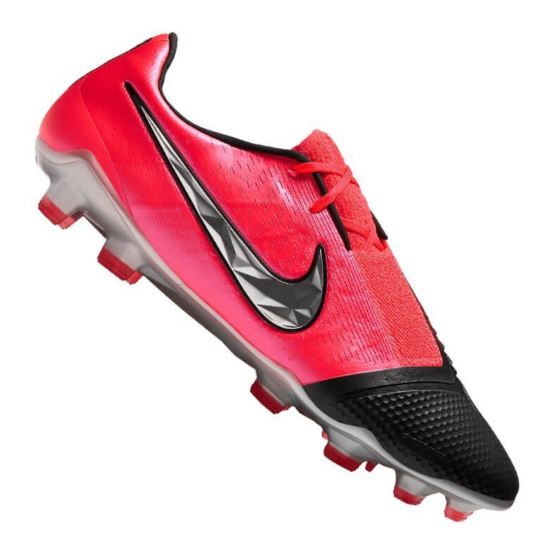 Buty piłkarskie Nike Phantom Vnm Elite Fg M AO7540-606 czerwone wielokolorowe