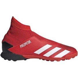 Buty piłkarskie adidas Predator 20.3 Ll Tf Jr EF1949 czerwone czerwone