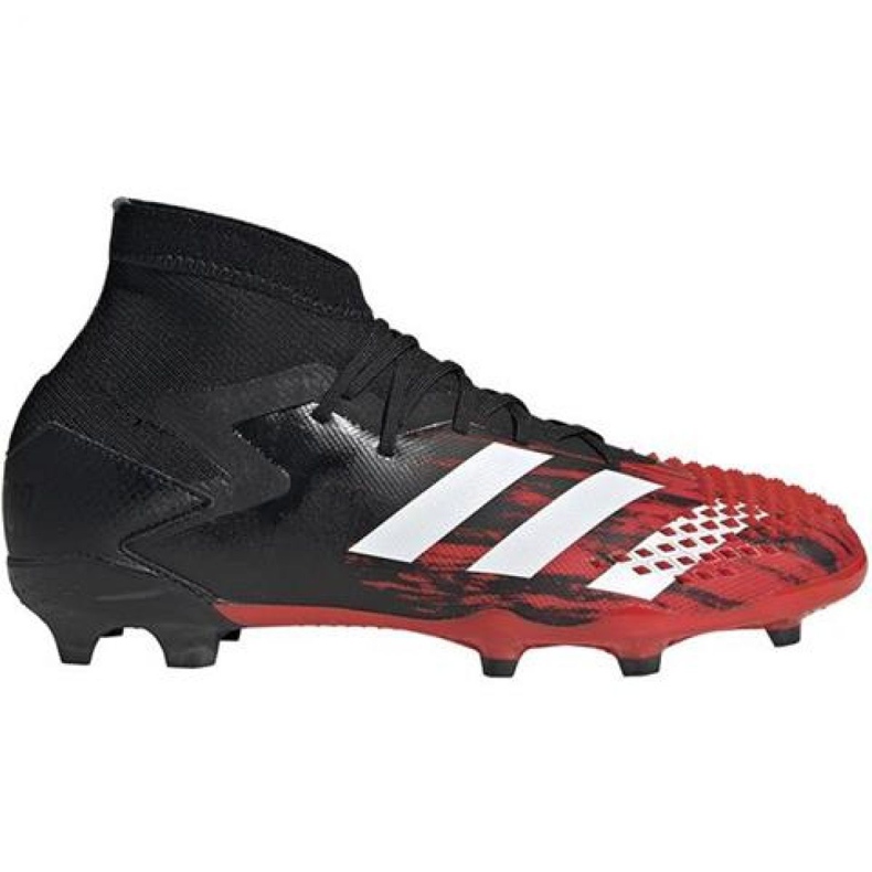 Buty piłkarskie adidas Predator 20.1 Fg Jr EF1992 czarne wielokolorowe