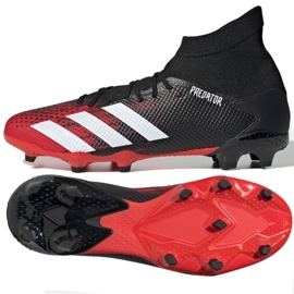 Buty piłkarskie adidas Predator 20.3 Fg M EE9555 czarne wielokolorowe