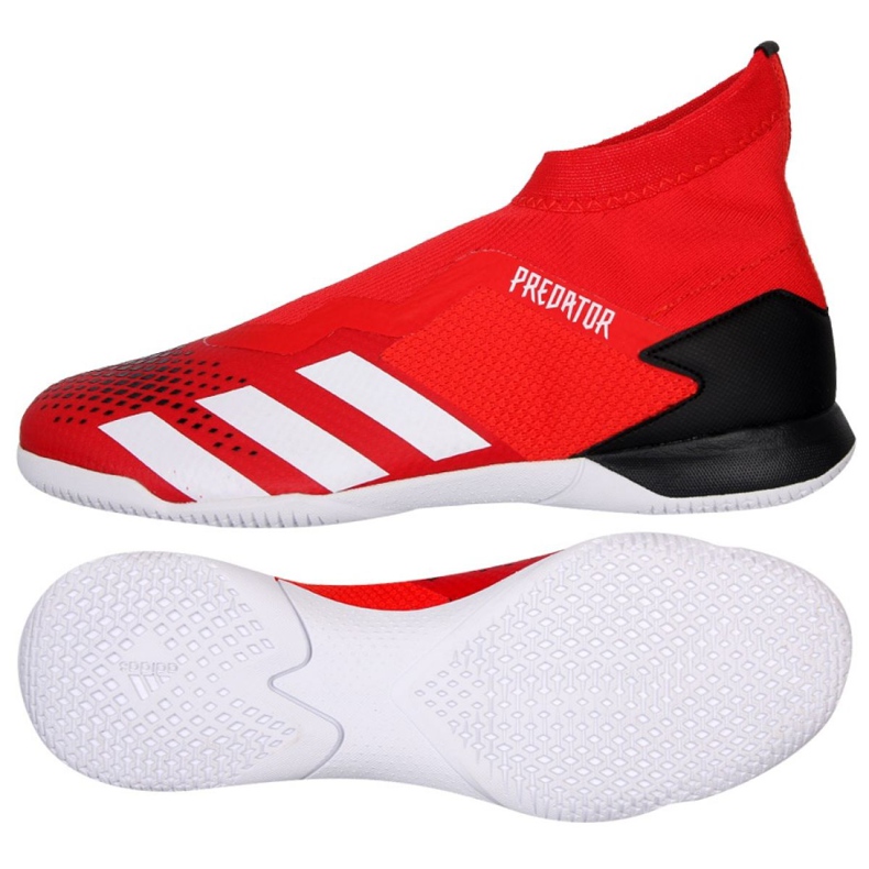 Buty halowe adidas Predator 20.3 Ll In M EE9572 czerwone czerwone