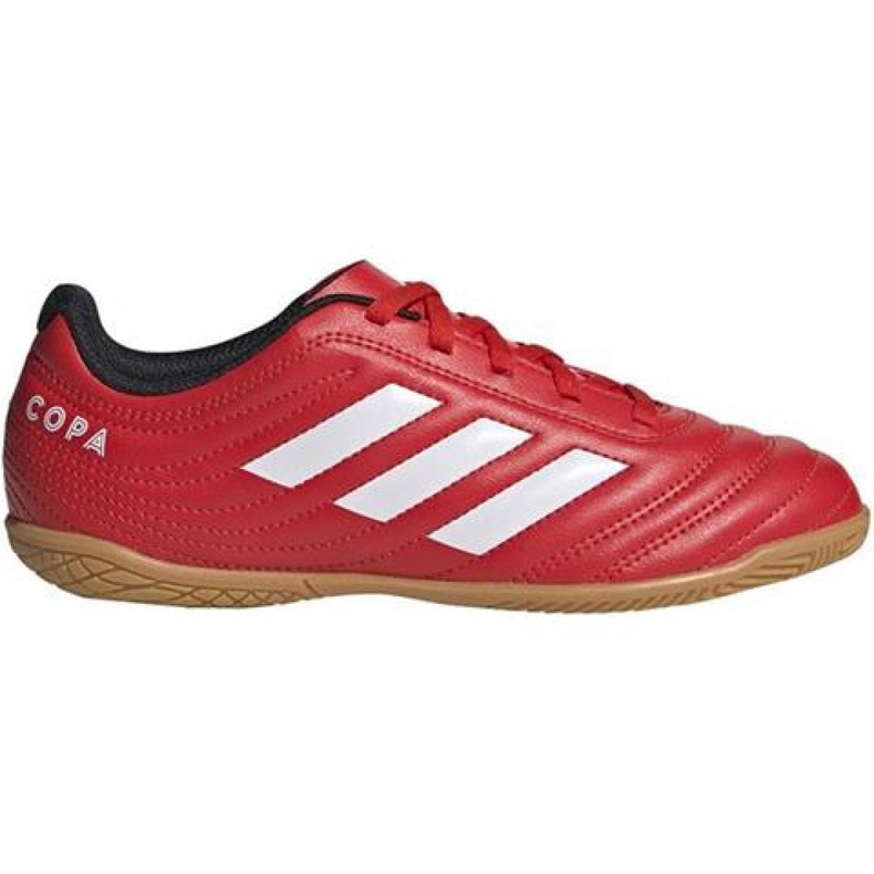 Buty halowe adidas Copa 20.4 In Jr EF1928 czerwone czerwone