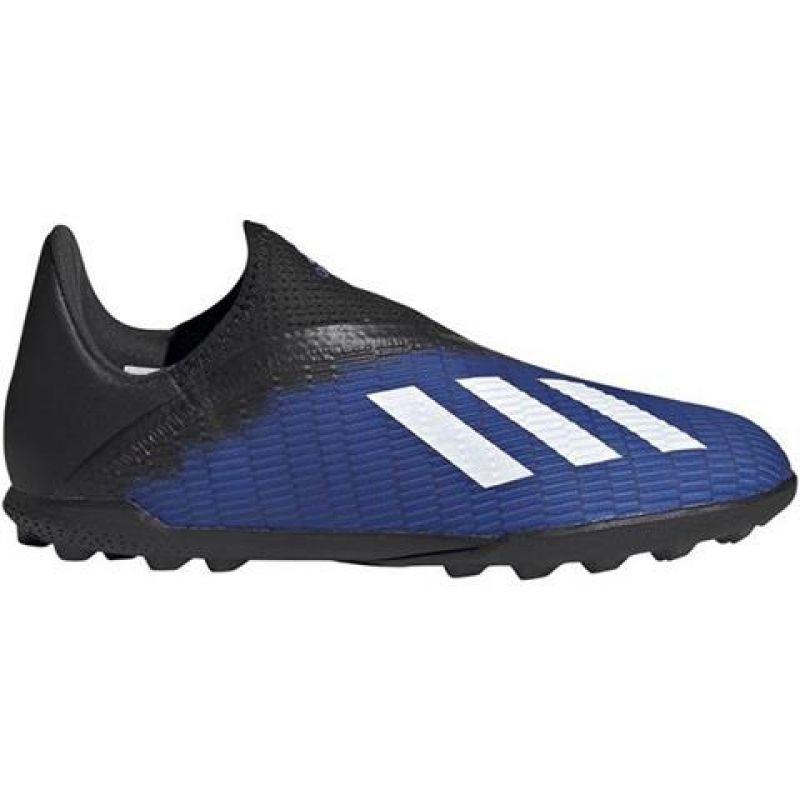 Buty piłkarskie adidas X 19.3 Ll Tf Jr EG9839 niebieskie niebieskie