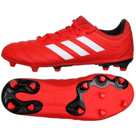 Buty piłkarskie adidas Copa 20.3 Fg Jr EF1914 czerwone czerwone