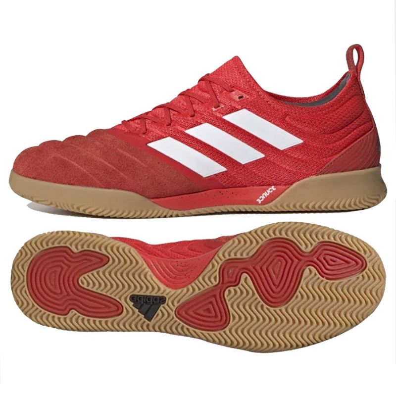 Buty halowe adidas Copa 20.1 In M G28623 czerwone czerwone