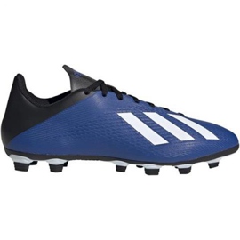 Buty piłkarskie adidas X 19.4 FxG M EF1698 niebieskie niebieskie