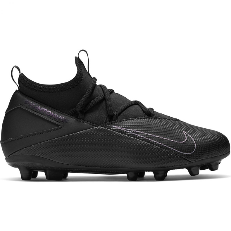Buty piłkarskie Nike Phantom Vsn 2 Club Df FG/MG Jr CD4061-010 czarne czarne