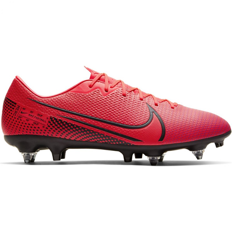 Buty piłkarskie Nike Mercurial Vapor 13 Academy SG-Pro Ac M BQ9142-606 czerwone czerwone