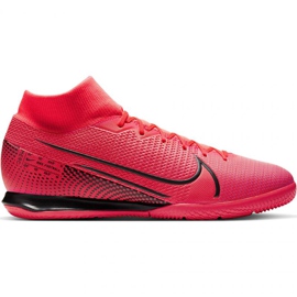 Buty halowe Nike Mercurial Superfly 7 Academy Ic M AT7975-606 pomarańcze i czerwienie czerwone