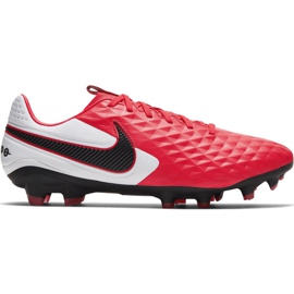 Buty piłkarskie Nike Tiempo Legend 8 Pro Fg M AT6133-606 czerwone pomarańcze i czerwienie