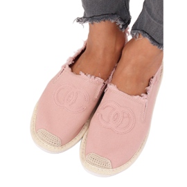 Espadryle damskie różowe NB273P Pink