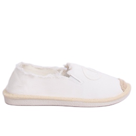 Espadryle damskie białe NB273P White