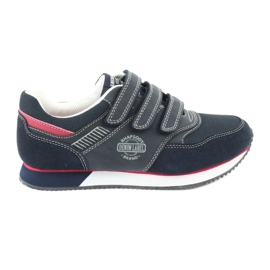 American Club Sportowe buty American granatowe RH21 czerwone
