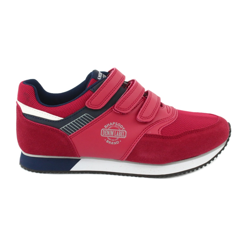 American Club Sportowe buty American czerwone RH21 granatowe