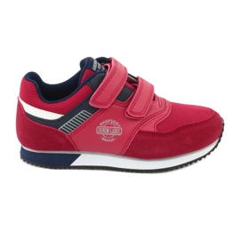 American Club Sportowe buty American czerwone RH20 białe granatowe