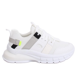 Buty sportowe damskie białe LA86P White