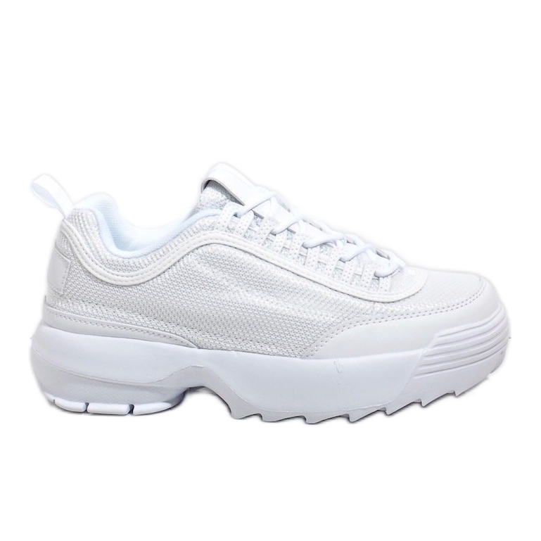 Białe modne obuwie sportowe DSC82-2