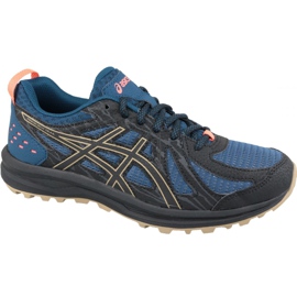 Buty Asics Frequent Trail M 1011A034-403 czarne niebieskie