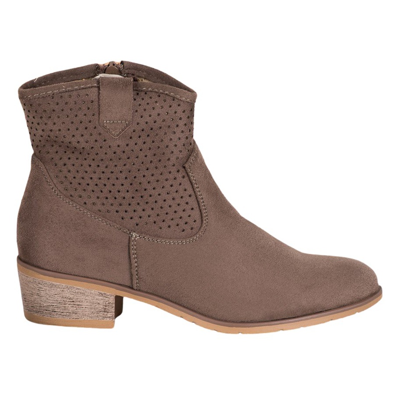 Filippo Ażurowe Kowbojki brązowe