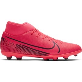 Buty piłkarskie Nike Mercurial Superfly 7 Club FG/MG M AT7949-606 czerwone czerwone