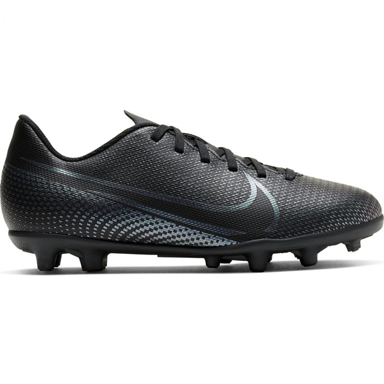 Buty piłkarskie Nike Mercurial Vapor 13 Club FG/MG Jr AT8161-010 czarne czarne