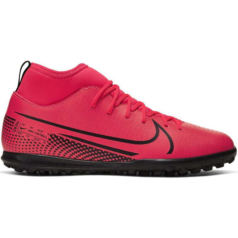 Buty piłkarskie Nike Mercurial Superfly 7 Club Tf Jr AT8156-606 czerwone czerwone