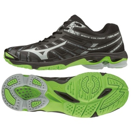 Buty siatkarskie Mizuno Wave Voltage M V1GA196037 wielokolorowe czarne