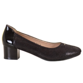 Tekstylne Czółenka VINCEZA czarne