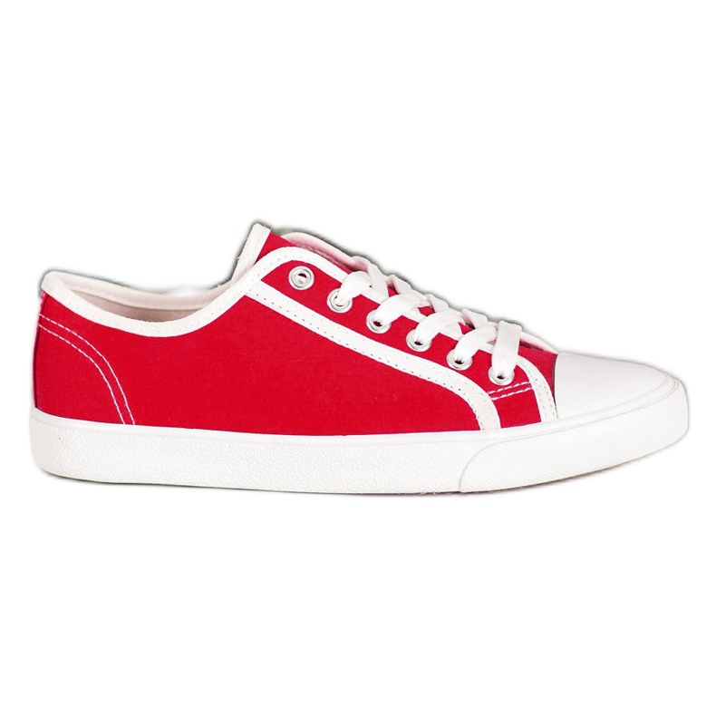 SHELOVET Czerwone Trampki