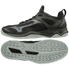 Buty do piłki ręcznej Mizuno Ghost Shadow M X1GA198097 czarne szare czarne