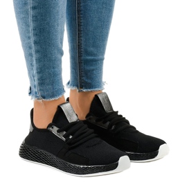 Czarne obuwie sportowe BL20190-SP