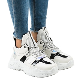 Białe sneakersy sportowe K-505