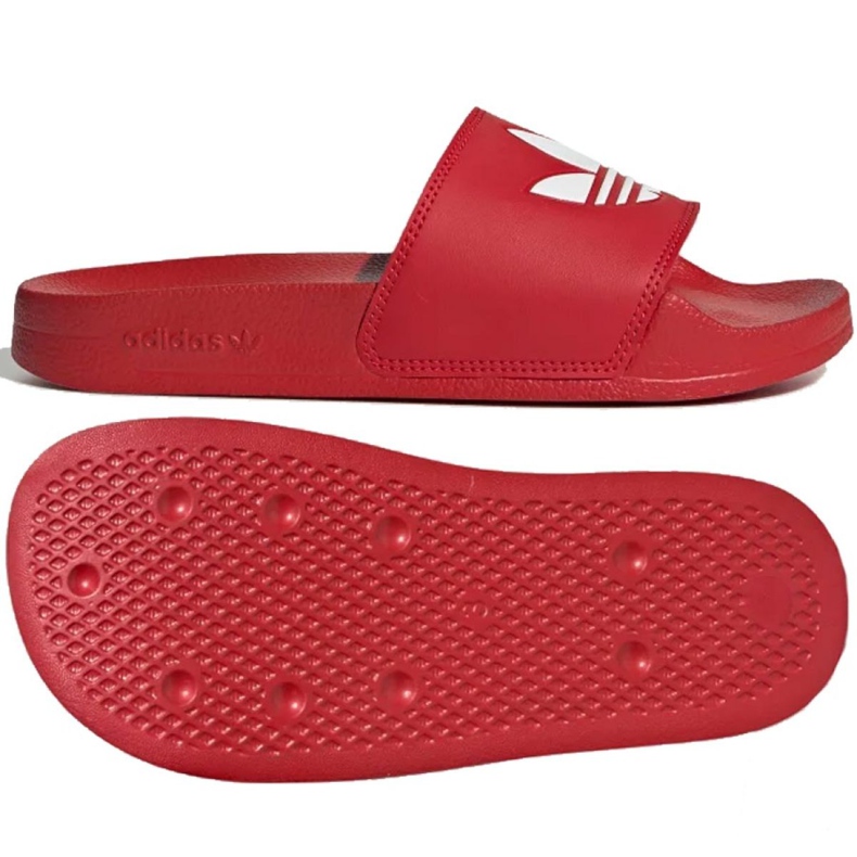 Klapki adidas Originals Adilette Lite Jr FU9179 czerwone