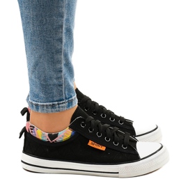 Czarne trampki klasyczne W11