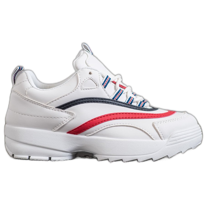 Weide Modne Buty Na Platformie białe