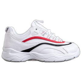 SHELOVET Klasyczne Białe Sneakersy