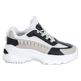 SHELOVET Modne Buty Na Platformie wielokolorowe